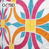 Double Wedding Ring Applique Quilt