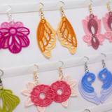 Flourishing Lace Earrings USB