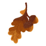 Autumn Oak Lace Leaf & Acorns FSL