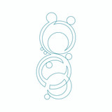Modern Continuous Line Quilting Motif 1