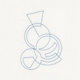 Modern Continuous Line Quilting Motif 4 DIGITAL