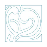 Modern Continuous Line Quilting Block 3 DIGITAL