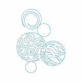 Modern Continuous Line Quilting Motif 8