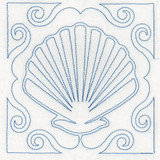 Quilting Seashell Block DIGITAL