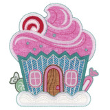 Cupcake House Applique