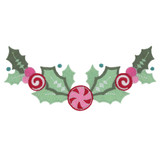 Candy and Holly Border