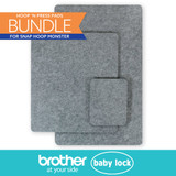 Hoop 'n Press Pads - 3pcs Bundle for Snap Hoop Monster Solaris & Luminaire Hoops - Baby Lock -  Brother