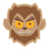 Werewolf Felt Applique