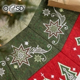 Evergreen Star Christmas Tree Skirt
