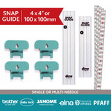 Snap Guide 100mm x 100m Janome - Elna - 4" x 4" Baby Lock - Brother - Snap Hoop Monster or Multi-Needle Monster