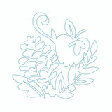 Apple Pinecone Motif DIGITAL