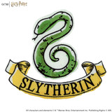Watercolor Slytherin Snake