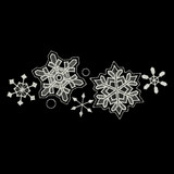 Snowflakes Border 4