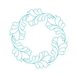 Feather Circle DIGITAL