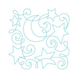 Continuous Night Sky Square DIGITAL