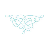 Continuous Candy Corn Triangle 2 DIGITAL