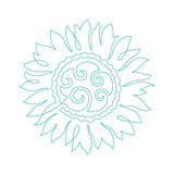 Sunflower Quilting Block 2 DIGITAL