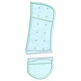 Small Left Slipper Straps