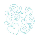 Heart Swirls 2 DIGITAL