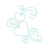 Heart Swirls 6 DIGITAL