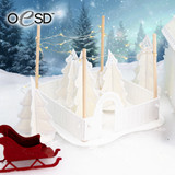 Winter Village - Freestanding Christmas Tree Farm