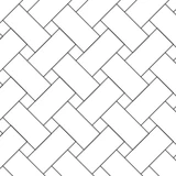 Bamboo Fence Sashiko