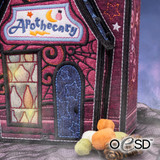 Haunted Village Freestanding Apothecary