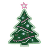 Jolly Holiday Tree Applique