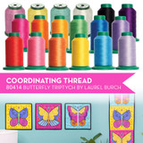 Butterfly Triptych by Laurel Burch 80414 - Coordinating Thread