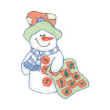 Snowman w/ Quilt