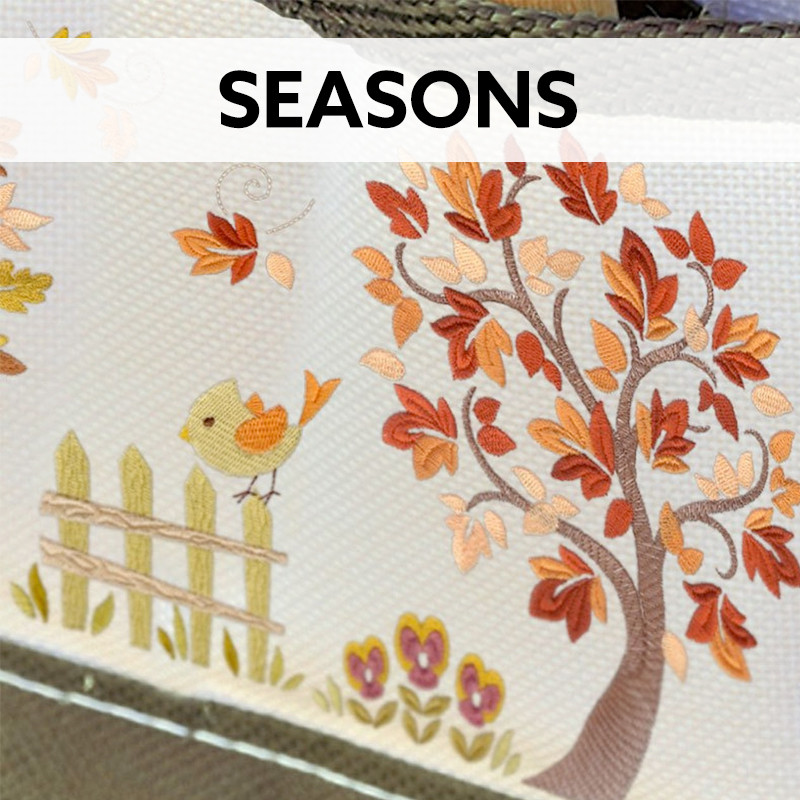 Seasons Machine Embroidery Designs