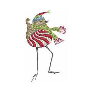 Christmas Lights Bird 3