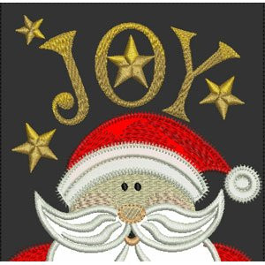 Santa Joy Applique 1