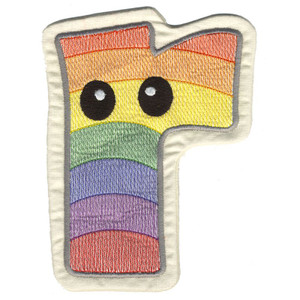 Large Stitch 'n' Turn R with Applique