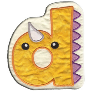 Jumbo Stitch 'n' Turn D with Applique