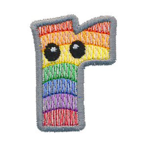 Small R Applique