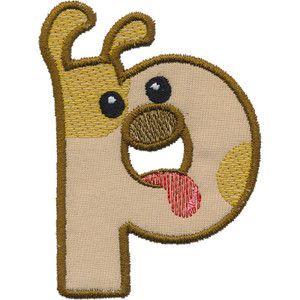 Small P Applique