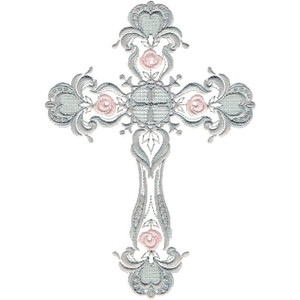 Fancy Rose Cross