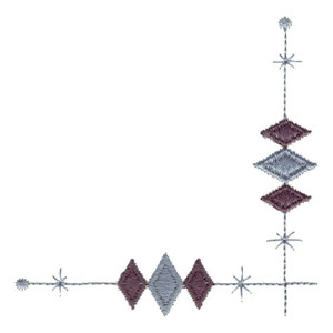 Retro Diamonds Corner