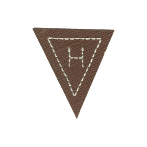 H Pennant Applique