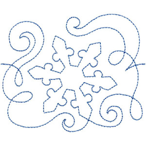 Snowflake Continuous Piece 1