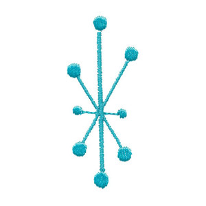 Retro Snowflake Accent