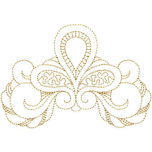 Quilting Paisley Element 2