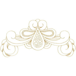 Quilting Paisley Element 1