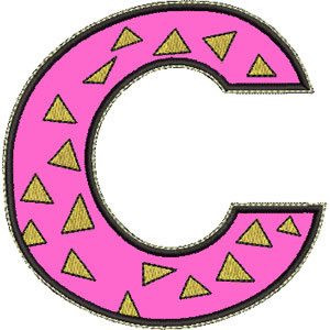 Letter C Applique