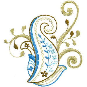 Floral Leaves & Vine