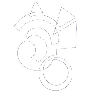 Single Run Quilting Motif 7