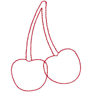 Redwork Cherries