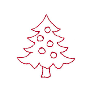 Christmas Tree Linework
