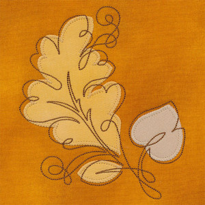 Couture Applique Leaves & Swirls 1